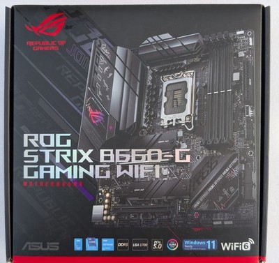 ROG Strix B660-G Gaming WiFi | Seltenes Early-Batch Non-K Overclocking Board