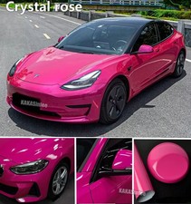 Pet Premium Glossy Whole Car Truck Suv Vinyl Wrap Hood Sticker Stretch Rose Hdus