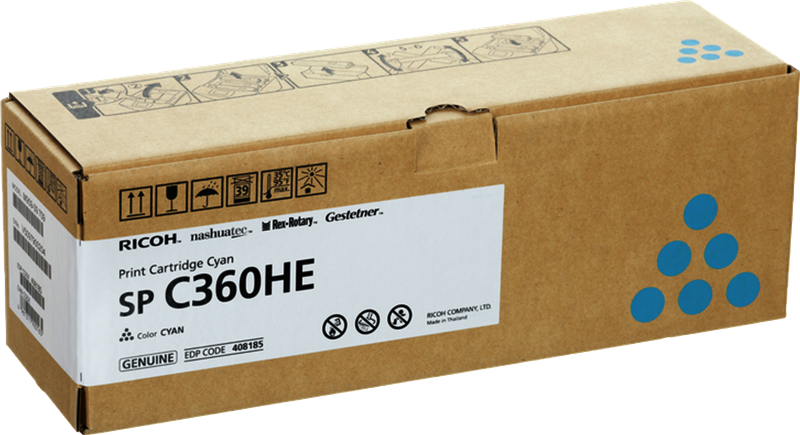 408185 Ricoh 408185 cartuccia toner 1 pz Originale Blu - Immagine 8