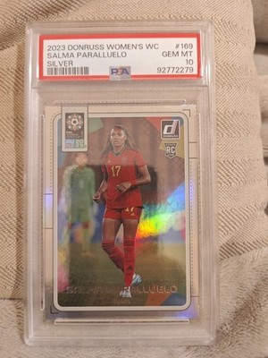 Salma Paralluelo [Silver] RC | 2023 Donruss FIFA Women's World Cup | Slab PSA 10