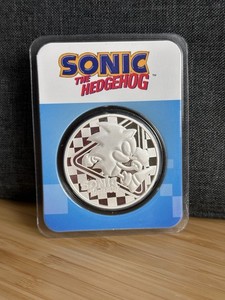 【1オンス銀貨】SONICソニック・ザ・ヘッジホッグ 純銀 .999 SEGA Hedgehog Coin | eBay