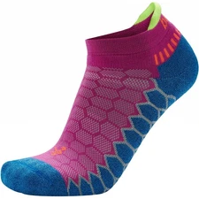 Balega Silver No Show Running Socks - Pinkberry/Denim