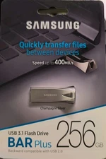 Samsung Bar Plus USB 3.1 Flash Drive Bar Plus 256gb 400 MB/S Champagne Silver