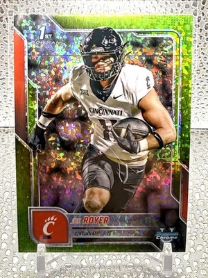 2025 Bowman U Chrome Joe Royer 1st Bowman Lime Green Mini-Diamond Refractor /275