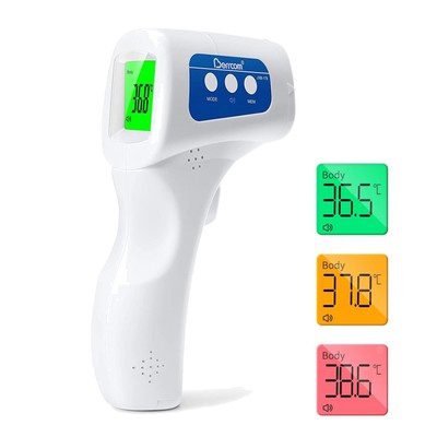 Berrcom 3-in-1 Kontaktlos Infrarot Stirnthermometer mit Fieberalarm