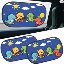 2pcs Window Sun Shade for Car SUV Truck 21x14 Inches , Sun Shades for Side 08