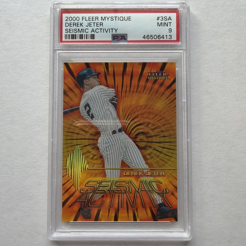 Derek Jeter 2000 Fleer Mystique #3SA Seismic Activity PSA 9 Yankees