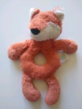 Jellycat Bashful Fox Cub Ring Rattle (Baby Jellycat London)