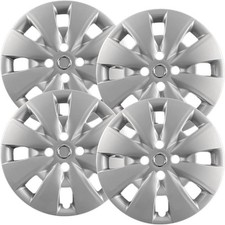 Premium Quality 15 Silver Hubcaps Wheel Covers Fits Toyota Yaris Heavy Duty