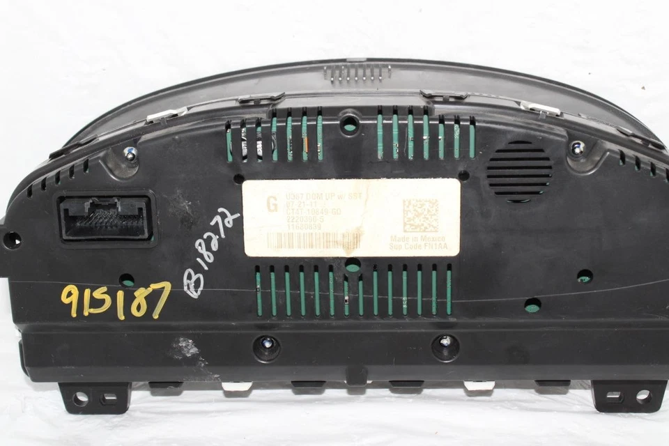 Cuadro de instrumentos velocímetro Ford Edge 2012 tablero indicadores 148.275 millas Foto 2 de 4