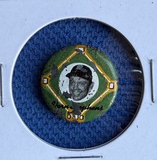 1956 PM15 Verne Stephens Yellow Basepath Pinback Button 7/8