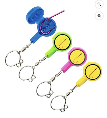 #ad Fishing Knot Tying Tool 4 Pack Hook Covers for Easy Tying A0195 $6.84