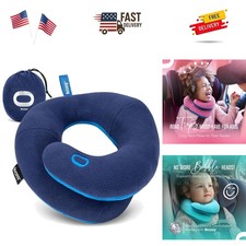 Soft Toddler Travel Pillow 3-7 Y/O with Carry Bag - Fully Washable Comfort