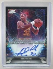Karl Malone 2025 Topps Cosmic Chrome Black Refractor Singularity Auto /10