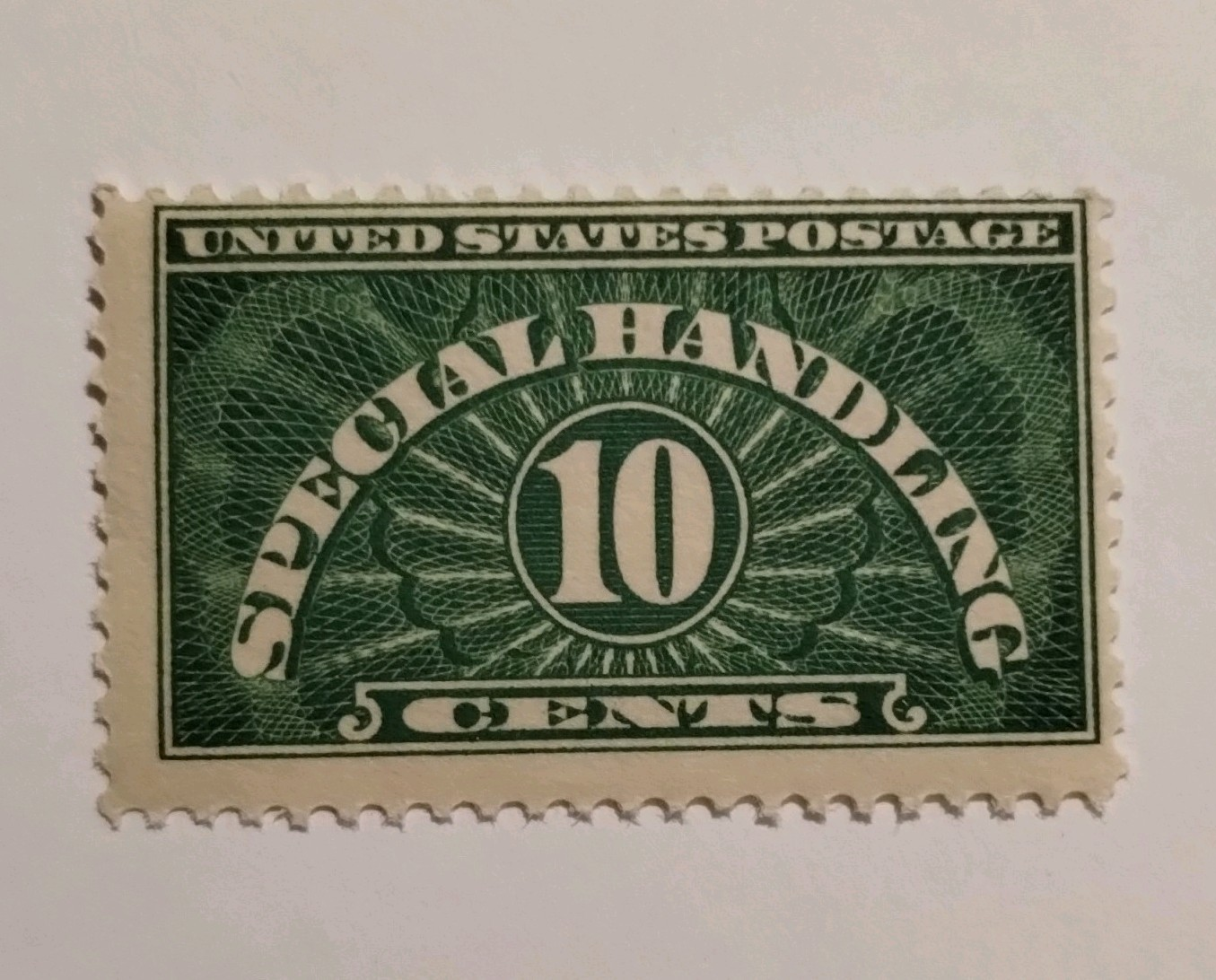 United States Special Handling Stamp 10 Cent Green Mint NH/MNH Uncertified