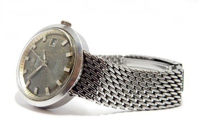 Watch TISSOT Visodate Seastar 21 Jewels Case Steel 37mm Circa 1970 Men Working