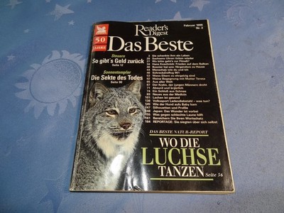 ''Das Beste aus Reader's Digest''  -  Monatsheft Februar 1998 - Nr.2