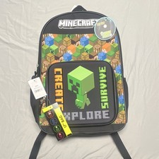 Minecraft Creeper 17 Backpack Flashing Lights...