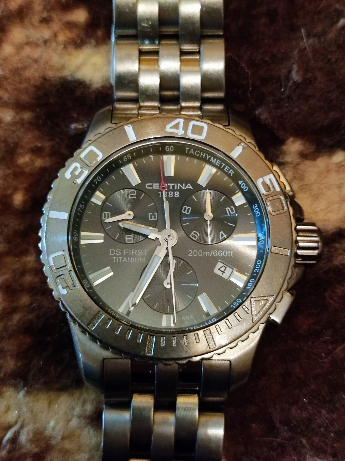 CERTINA DS FIRST TITANIUM 200m/660ft watch