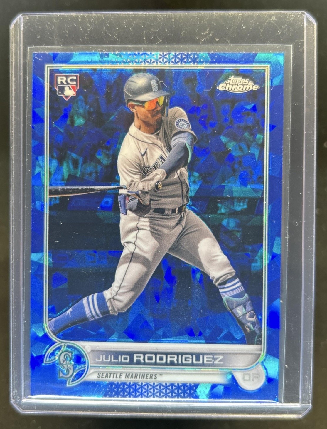 2022 Topps Chrome Sapphire Julio Rodriguez RC Rookie #67 Mariners