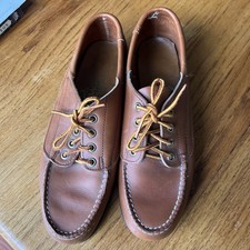 Women’s Sebago Campsides Leather Lace-Up Boat Shoe TAN Sz 8.5 USA Made