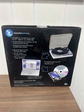 Innovative Technology ITUT-201SVR USB Turntable Records From Vinyl To Very Good