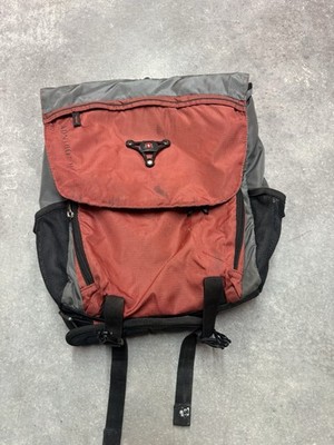 Wenger My Oxford Hiking Backpack Red Gray Black Nylon, Adjustable Straps