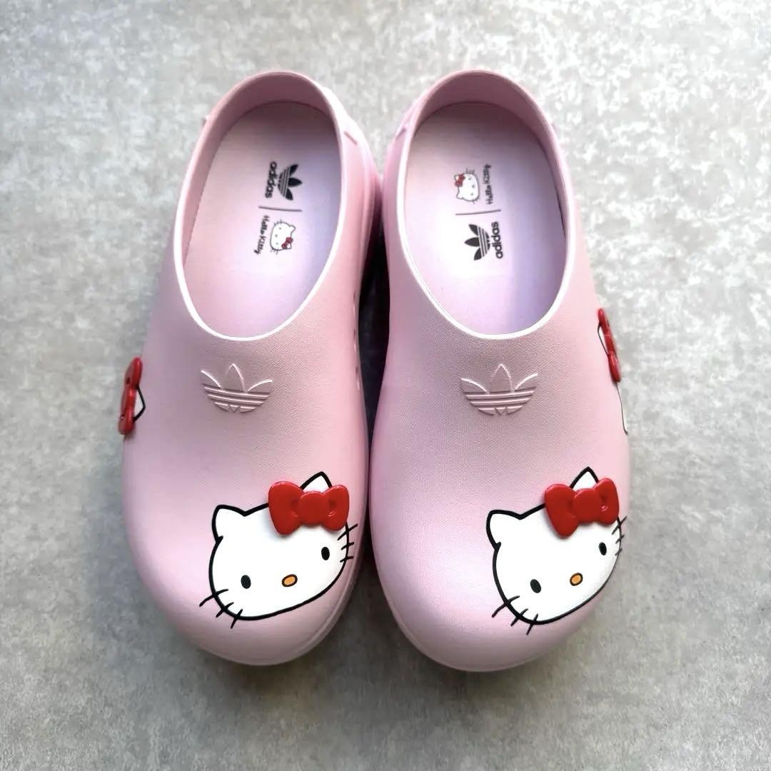 SAOLA Sandali donna 8.5US Adidas Stan Mule Hello Kitty suola spessa edizione limitata rari