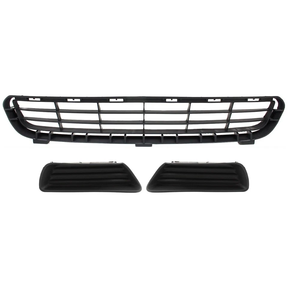 Fits 2007-2009 TOYOTA CAMRY New Front Bumper Lower Grille & Fog Light Bezel 3PC Foto 3 de 4