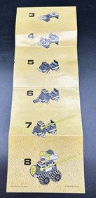 LEGO 6812 - Blacktron Grid Trekkor -  Instructions ONLY - 1991