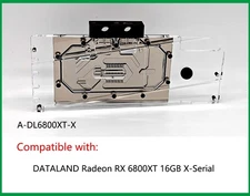 Granzon A-DL6800XT-X GPU Water Block For DATALAND Radeon RX 6800XT 16GB X-Serial