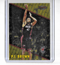 1999-00 Bowman's Best #49 P.J. Brown Miami Heat