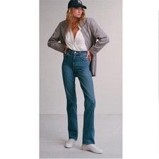 Abercrombie  Fitch The '90s Straight Ultra High Rise Jeans Medium Wash Denim 25