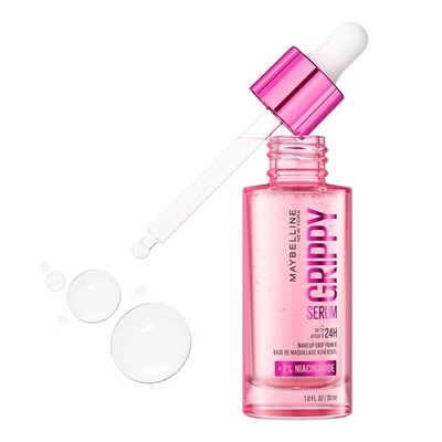 Maybelline Grippy Serum Primer  Hydrating Makeup Primer with 2% Niacinamide For