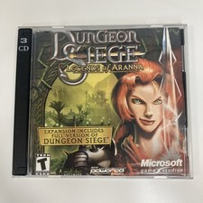 Dungeon Siege: Legends of Aranna Expansion Pack PC Video Game 3 CD Set