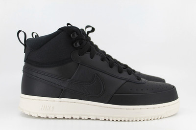 Nike Court Vision Mid WNTR Winter UK 9 Black Black Phantom DR7882-002