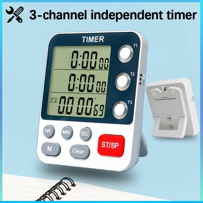 Multifunktionaler digitaler Küchentimer mit Speicher & einstellbarer Lautstärke