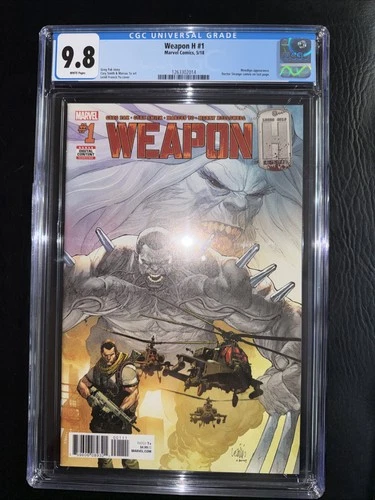 🔥Weapon H #1  Leinil Francis Yu CGC 9.8 Wolverine Hulk  Hybrid 2018🔑🔥