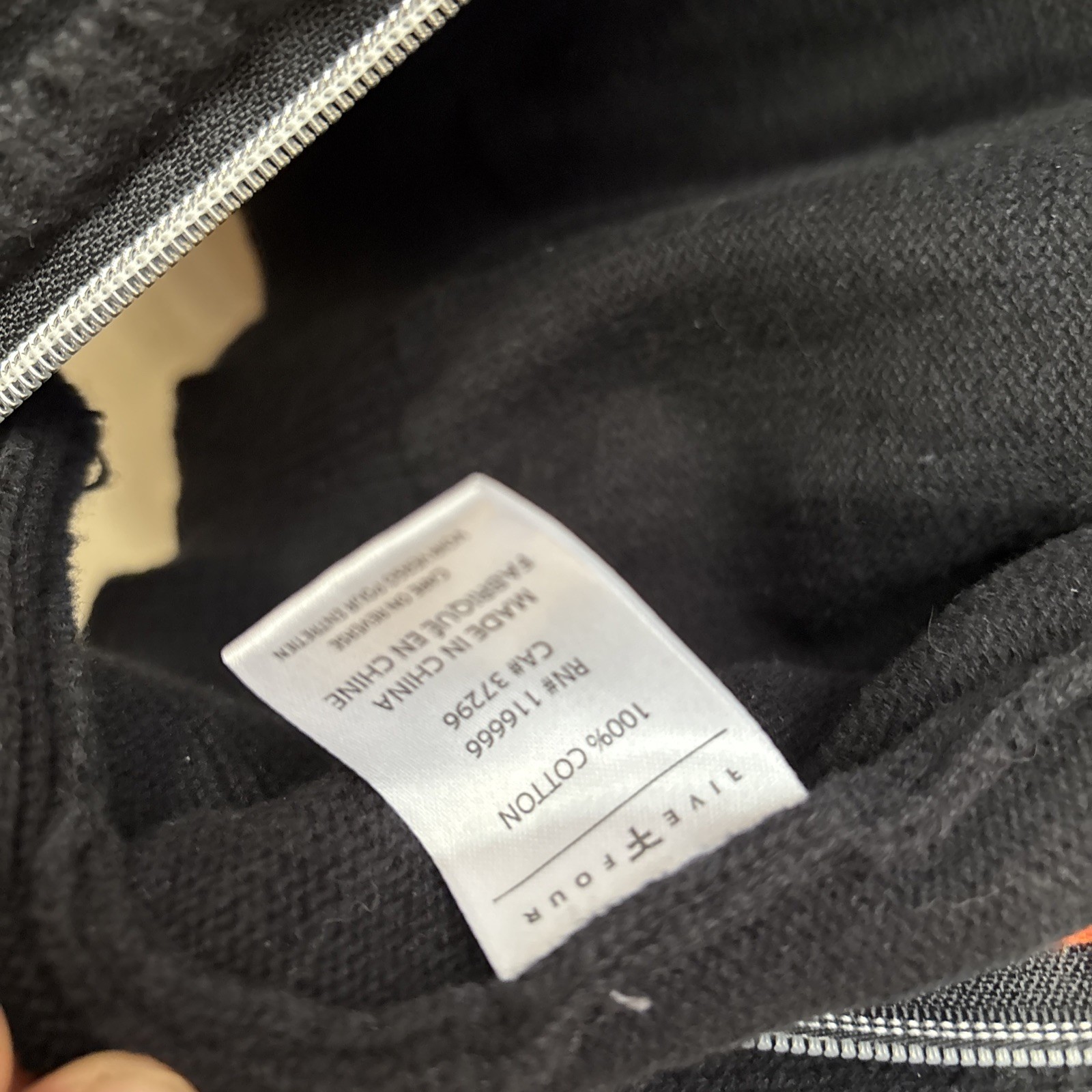 Five Four Black Cotton Jacket Medium - image 3