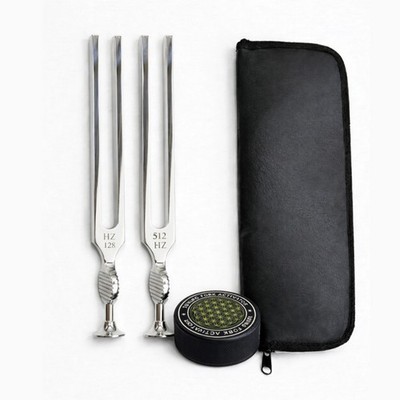 Medizinische Stimmgabel Set 128Hz 512Hz mit Aktivator Rinne Hörtest Neurologie UK