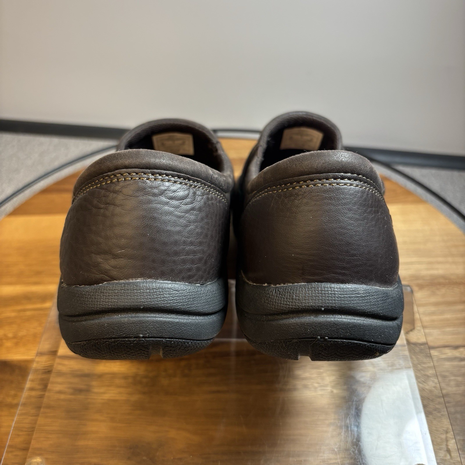 Scarpa slip on Merrell in pelle espresso DASSIE con fibbia taglia US 10 5 M