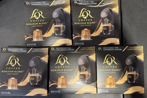 L'OR Coffee Pod Bonjour Blend Light Roast L'OR BARISTA System 50 Capsules 04/26