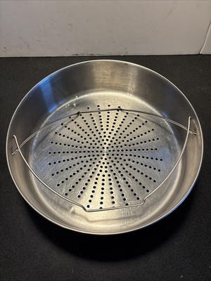 Farberware 9 1/2'' Stainless Steel Steamer Insert Basket Strainer  #810 w Feet