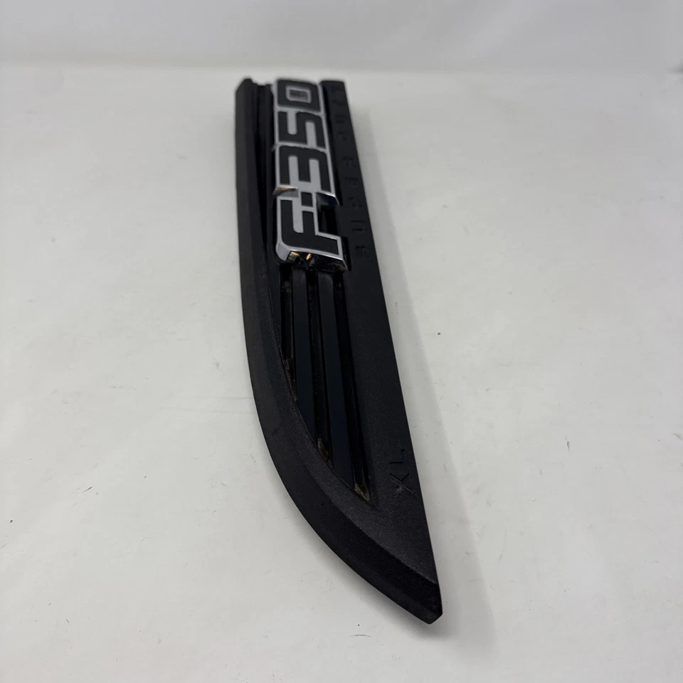 11-16 Ford F-350 Super Duty XL Left Side Fender Emblems Badge Grille Trim OEM - Image 4 of 4