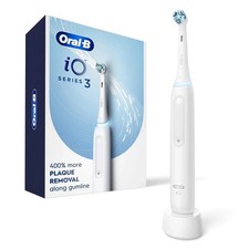Oral-B iO Series 3 Rechargeable Electric Toothbrush with Brush Head White New 