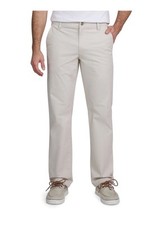 New Designer Chaps Men's Stone Seacoast Wash Flex Twill Chino Pants Size 40X30