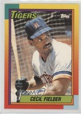 1990 Topps Traded Factory Set White Back Cecil Fielder #31T xz4