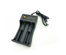 18650 Battery Charger SJZBIN 2 Bay Fast 18650 Battery Charger with USB Plugs ...