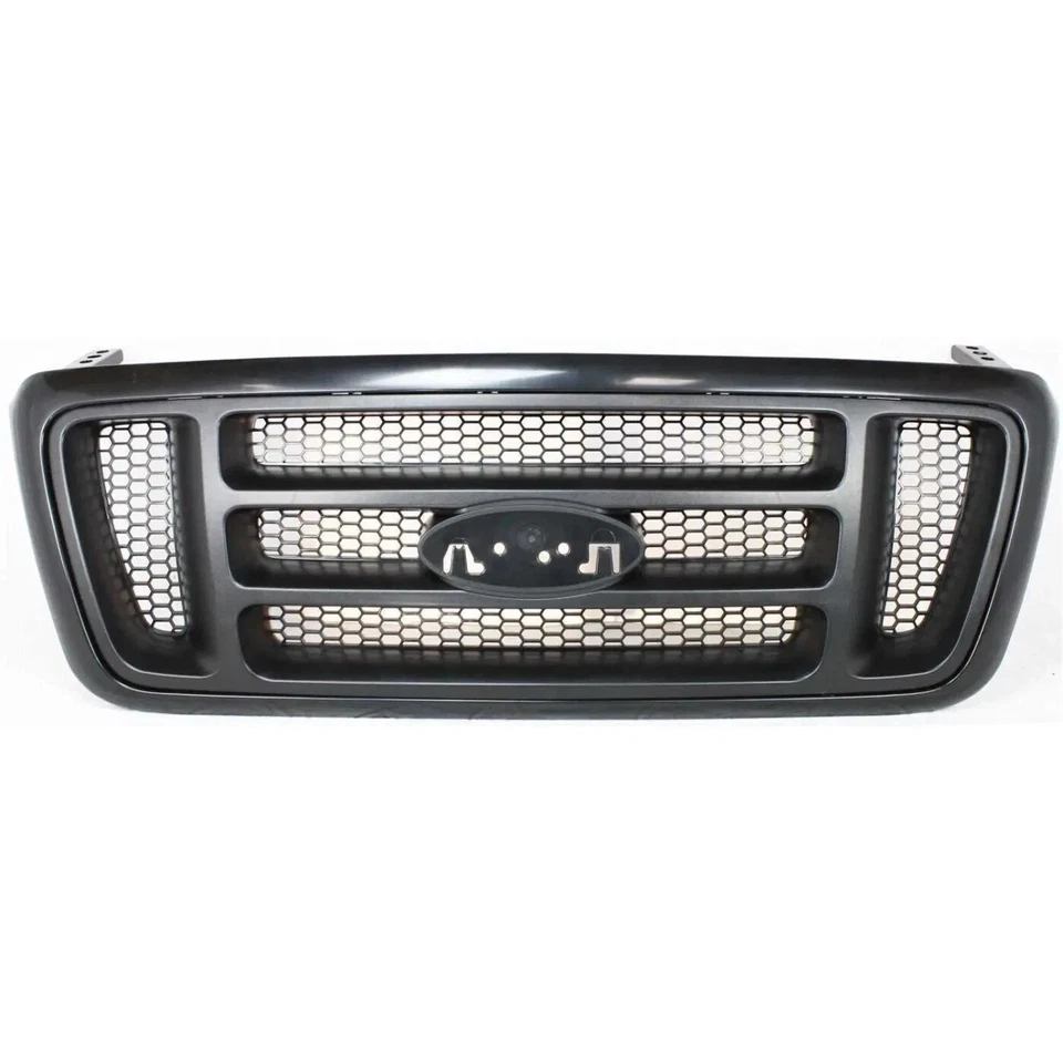 Fits 2004-2008 Ford F-150 Front Grille Assembly Black Shell with Gray FO1200414 Foto 2 de 4