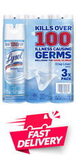 Lysol Disinfectant Spray, Crisp Linen 19 Oz ., 3 pack. FREE SHIPPING
